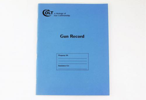 Colt Vintage Gun Record Book